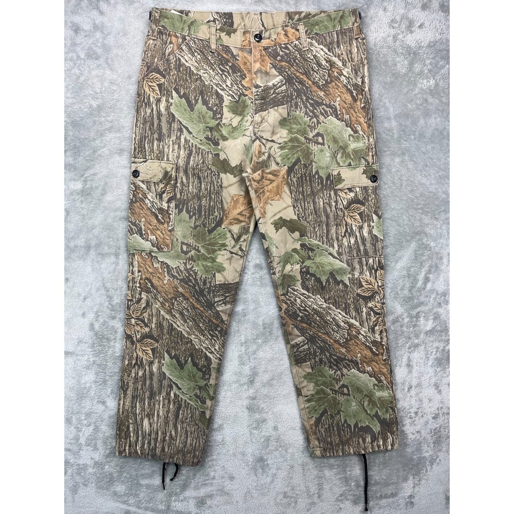 VTG Liberty Men's Realtree Camo Cargo Pants Large-Regular (W 36-38) Made in USA